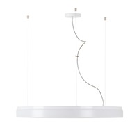 Kruhová - OS DEL48248 DELIA L5 závěsné plastové svítidlo bílá IP40 3000 K 150W LED - OSMONT