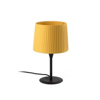 Stolní lampy dekorační - FARO 64317-36 SAMBA černá/skládaná žlutá mini stolní lampa - FARO