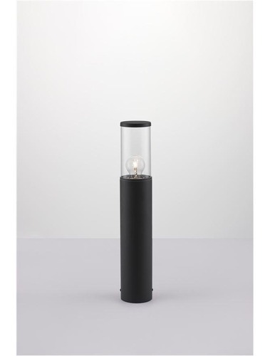 Sloupková - NV 9060182 Venkovní sloupkové svítidlo ZOSIA tmavě šedý hliník a čirý akryl E27 1x12W 220-240V bez žárovky IP65 - NOVA LUCE - foto 1