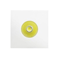 Hranatá - RED R10412 RONA náklopná s kruhovým průzorem bílá 230V/650mA LED 5W 3000K - RED - DESIGN RENDL