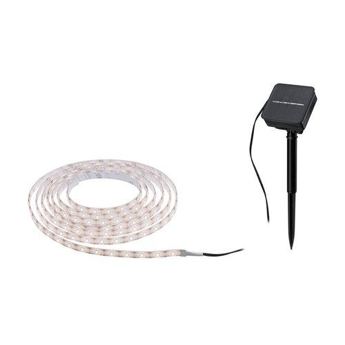 Dekorační - P 78896 LED pásek solární 3m soumrakový senzor a nabíjecí baterie IP44 0,3W 60LEDs/m 2700K - PAULMANN - foto 1