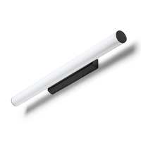 Nad obrazy/zrcadla - RED R14492 RIVIER LED 89 nástěnná černá/mléčný akryl 230V LED 30W 3000K - RED - DESIGN RENDL