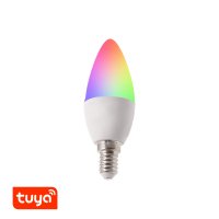 Svítidla, senzory a ostatní - SMART LED žárovka E14 Tuya RGBCCT TU5W