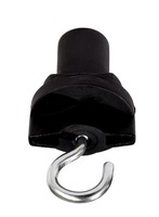 Lišty a příslušenství IVELA - IMPR 710062 Deko-Light kolejnicový systém 3-fázový 230V D Line háček černá RAL 9011  - LIGHT IMPRESSIONS