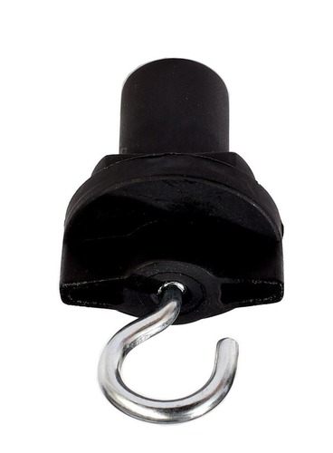 Lišty a příslušenství IVELA - IMPR 710062 Deko-Light kolejnicový systém 3-fázový 230V D Line háček černá RAL 9011  - LIGHT IMPRESSIONS - foto 1