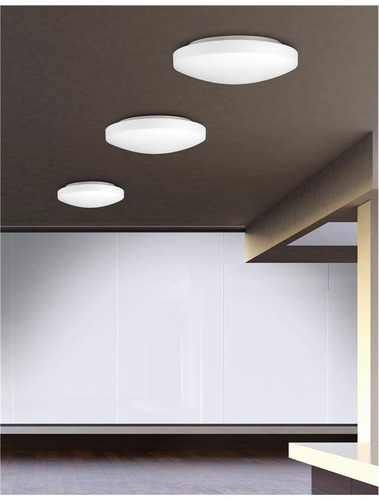 Plafoniéry - NV 6100521 Stropní svítidlo IVI stropní svítidlo IP44 bílé opálové sklo E27 1x12W - NOVA LUCE - foto 1