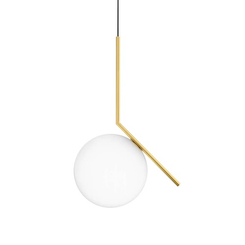 Dekorativní - FLOS DEC F3176059 Designové závěsné svítidlo IC Suspended 2 mosaz 205W E27 - FLOS Decorative - foto 1