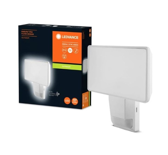 Nástěnná - LEDVANCE 4058075228825 Nástěnné venkovní svítidlo ENDURA PRO FLOOD SENSOR 27W 840 IP55 WT - LEDVANCE - foto 1