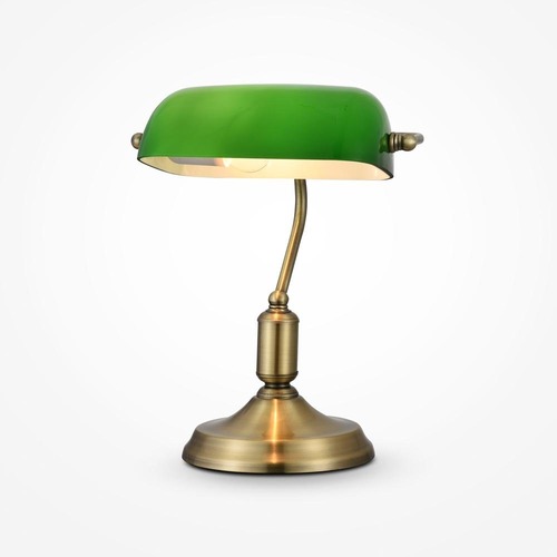 Stolní lampy pracovní - M Z153-TL-01-BS Stolní lampa Kiwi 40W E27 zelené sklo mosaz kov - MAYTONI - foto 1