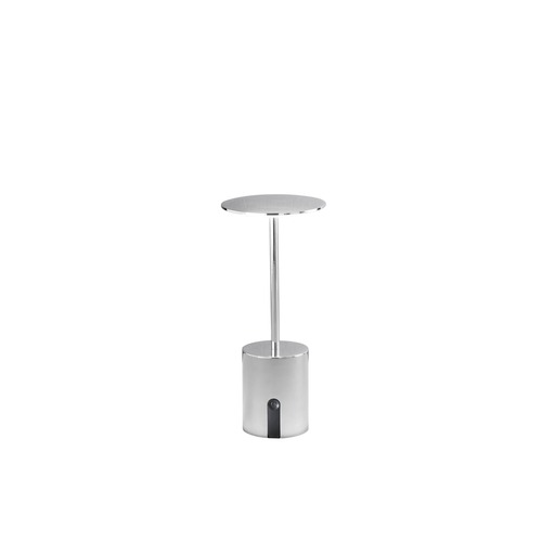 Na stůl - FAN LED-LIBERTY-CR Nabíjecí venkovní svítidlo LIBERTY LED TOUCH DIMM chrom 3000K IP44 baterie 4000 mAh bezdrátové + USB nabíjení - FANEUROPE - foto 1