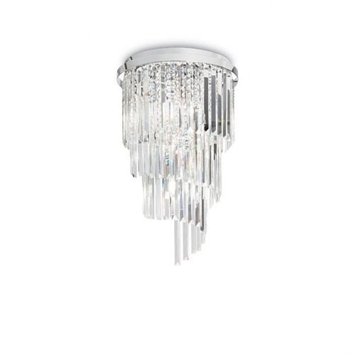 Dekorativní - ILUX 168920 Stropní svítidlo Ideal Lux Carlton PL8 cromo 168920 40cm chromové E14 8x40W - IDEALLUX - foto 1