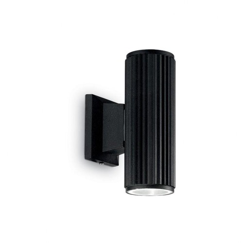 Nástěnná - ILUX 129433 Venkovní nástěnné svítidlo Ideal Lux Base AP2 nero 129433 černé IP44   - IDEALLUX - foto 1