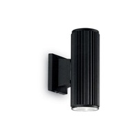 Nástěnná - ILUX 129433 Venkovní nástěnné svítidlo Ideal Lux Base AP2 nero 129433 černé IP44   - IDEALLUX