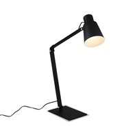 Stolní lampy pracovní - BRILO 7467015 Stolní lampa, 43 cm, 1x E27, max. 10W, černá - BRILONER
