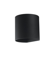 Nástěnná - FAN LED-W-GOLF NERO Venkovní nástěnné svítidlo LED GOLF černá hliník 2x3,5W 840lm CCT IP54 9,5x11 cm - FANEUROPE