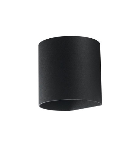 Nástěnná - FAN LED-W-GOLF NERO Venkovní nástěnné svítidlo LED GOLF černá hliník 2x3,5W 840lm CCT IP54 9,5x11 cm - FANEUROPE - foto 1