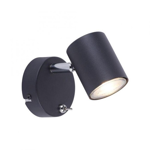 Bodová - LD 11941-13 TARIK LED nástěnné svítidlo, antracit, nastavitelné, otočné, teplá bílá 3000K - LEUCHTEN DIREKT / JUST LIGHT - foto 1