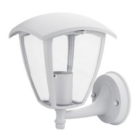 LED zahradní světla - Nástěnné svítidlo Matt White 1xE27 Socket