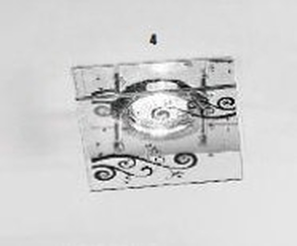 Hranatá - OR STR 10-420 Vestavné svítidlo 1x50W MR16 sklo dekor, 12x12cm, výška 3cm - ORION - foto 1