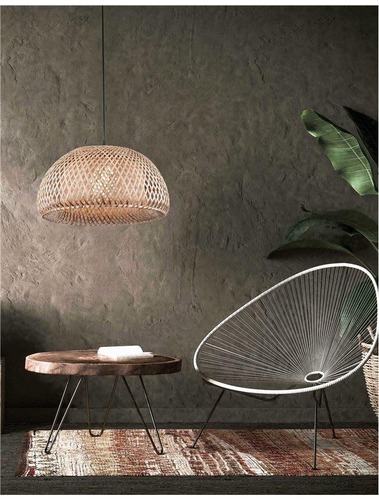 Polokoule - NV 9142498 Závěsné svítidlo SCARLET bambus černý PVC kabel E27 1x12W 230V IP20 bez žárovky - NOVA LUCE - foto 1