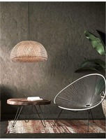 Polokoule - NV 9142498 Závěsné svítidlo SCARLET bambus černý PVC kabel E27 1x12W 230V IP20 bez žárovky - NOVA LUCE