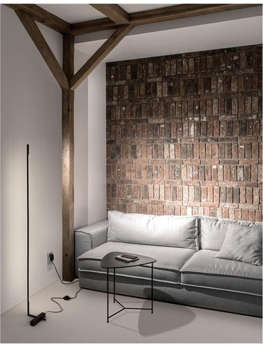 Stojací lampy - NV 9180727 Stojací lampa RACCIO černý kov a akryl LED 17.3W 230V 3000K IP20 - NOVA LUCE - foto 1