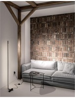 Stojací lampy - NV 9180727 Stojací lampa RACCIO černý kov a akryl LED 17.3W 230V 3000K IP20 - NOVA LUCE