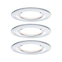 Koupelnová - P 93463 Vestavné svítidlo LED Nova kruhové 3x6,5W chrom nevýklopné - PAULMANN
