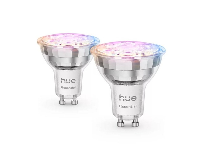 GU10/GZ10 - PH 8720169392489 Hue Essential WCA 345 žárovka 4,7W, 345lm, GU10 (2 ks) 2200-6500K RGB - PHILIPS - foto 1