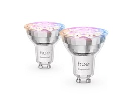 GU10/GZ10 - PH 8720169392489 Hue Essential WCA 345 žárovka 4,7W, 345lm, GU10 (2 ks) 2200-6500K RGB - PHILIPS