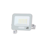 Vnější světlomety - LED SMD Floodlight IP65 Bílé tělo se senzorem