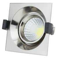 Vestavěný - LED COB Downlight náměstí Inox Build-In