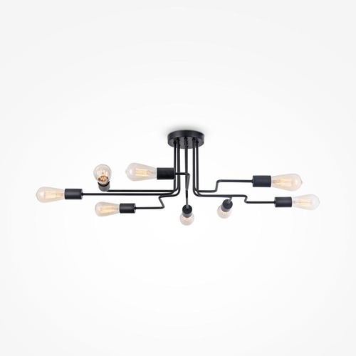 Dekorativní - M T532CL-08B Stropní svítidlo Gilbert 8x60W černý kov designové - MAYTONI - foto 1