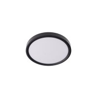 Kruhová - LED panel PANKA 18W CCT černé kulaté stropní