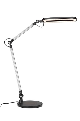 Stolní lampy pracovní - BRILO 7509-015 CCT LED stolní lampa, 51 cm, 6,6 W, černá - BRILO - foto 1