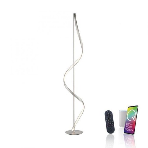 Stojací lampy - PN 438-55 Paul Neuhaus LED stojací svítidlo Q-SWING stříbrná Smart Home ZigBee 2700-5000K - PAUL NEUHAUS - foto 1
