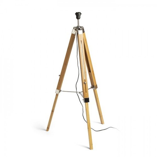 Stojací lampy - RED R13340 ALVIS stojanový podstavec bambus/chrom 230V E27 28W - RED - DESIGN RENDL - foto 1