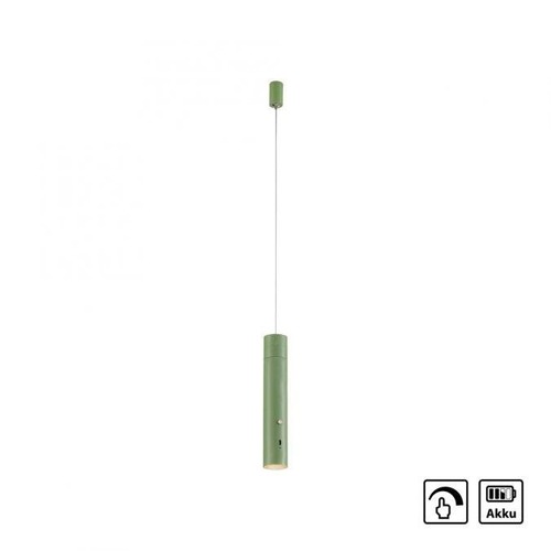 Subtilní - LD 18281-43 ATTACH LED závěsné svítidlo zelené nastavitelná výška magnetická nabíjecí hlava 3000K - JUST LIGHT - foto 1