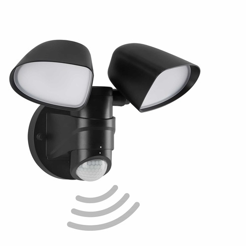 Reflektory - TF 304605TF TELEFUNKEN LED venkovní bodové svítidlo s čidlem, 21,8 cm, 20 W, černá - BRILONER - foto 1