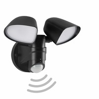 Reflektory - TF 304605TF TELEFUNKEN LED venkovní bodové svítidlo s čidlem, 21,8 cm, 20 W, černá - BRILONER