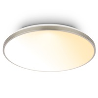 Kruhová - BRI 3978012 Stropní svítidlo COMPETO CCT LED matný nikl 48W 5300lm 2200-4000K dálk.ovladač - BRILONER