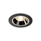 Kruhová - LA 1003774 NUMINOS® DL S vnitřní LED zápustné stropní svítidlo černá/chrom 2700 K 40° včetně listových pružin - BIG WHITE (SLV)