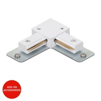Lištové Briloner 230V - BRILO 8004006 Rohová spojka lištový systém 230V – 90 st., vysokonapěťový, 1-fázový, přisazený, bílá - BRILO