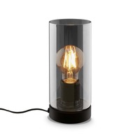Stolní lampy dekorační - BRILO 7616015 Stolní lampa, 23,5 cm, 1x E27, max. 10W, černá - BRILO