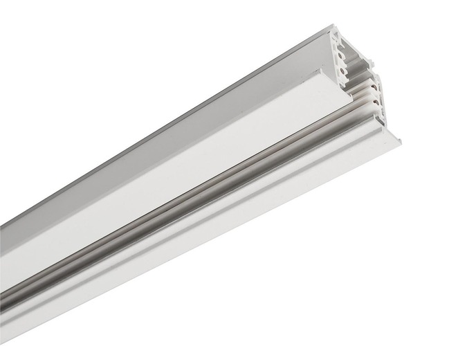 Lišty a příslušenství IVELA - IMPR 710070 Deko-Light kolejnicový systém 3-fázový 230V D Line vestavná lišta s křídly 2m 230V bílá RAL 9016 2000  - LIGHT IMPRESSIONS - foto 1