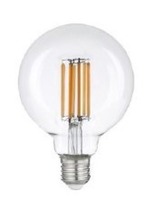 E27 - FAN LUXA-E27HL-G125-7F Žárovka LED LUXA, E27 8W 1521lm 6500K 300° 125x175 mm 30000 h CRI 80 - FANEUROPE