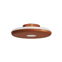Kruhová - OS ZET60534 ZETA 1 PF stropní/nástěnné plastové svítidlo terakota / bílá IP40 4000 K 31W LED - OSMONT