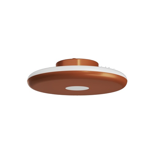 Kruhová - OS ZET60534 ZETA 1 PF stropní/nástěnné plastové svítidlo terakota / bílá IP40 4000 K 31W LED - OSMONT - foto 1