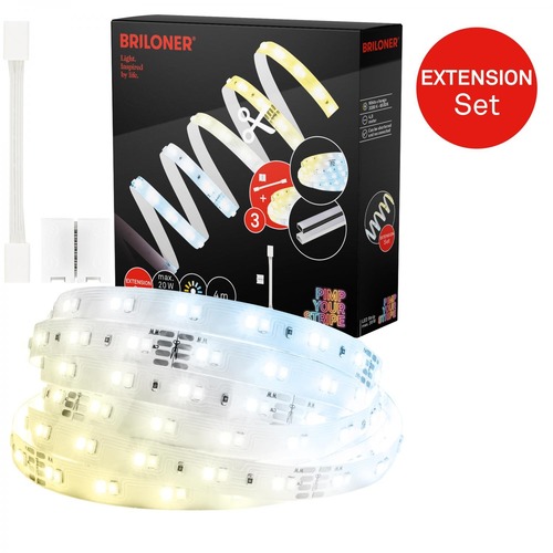 Pracovní osvětlení - BRI 2157448 BRILONER Pimp Your Stripe prodlužovací sada LED Strip 4m, CCT 2157448 - foto 1