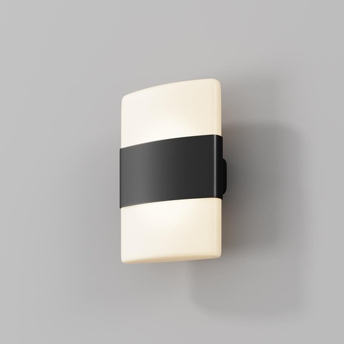 Nástěnná - M O442WL-L12GF3K Nástěnné svítidlo Rom 3000K 12W teplá bílá 1300lm černý hliník IP54 - MAYTONI - foto 1